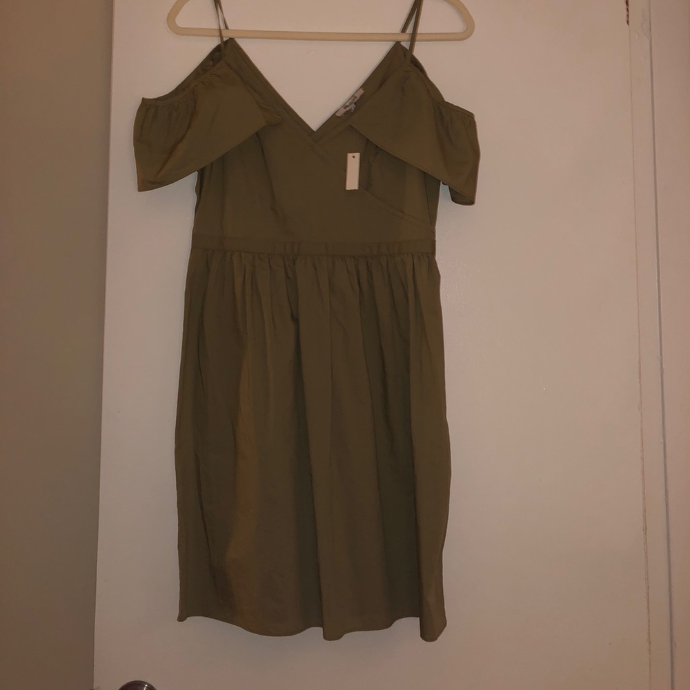 Olive green Madewell dress